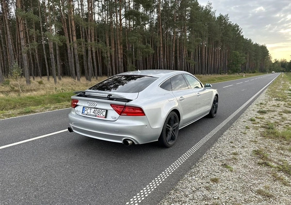 Audi A7 cena 69000 przebieg: 197580, rok produkcji 2011 z Wieleń małe 326